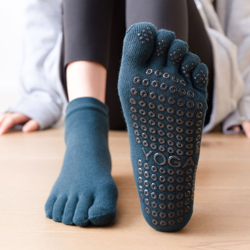 Pilates Yoga Grip Socks - Kaymaz kadınlar Pilates çorabı beş ayak