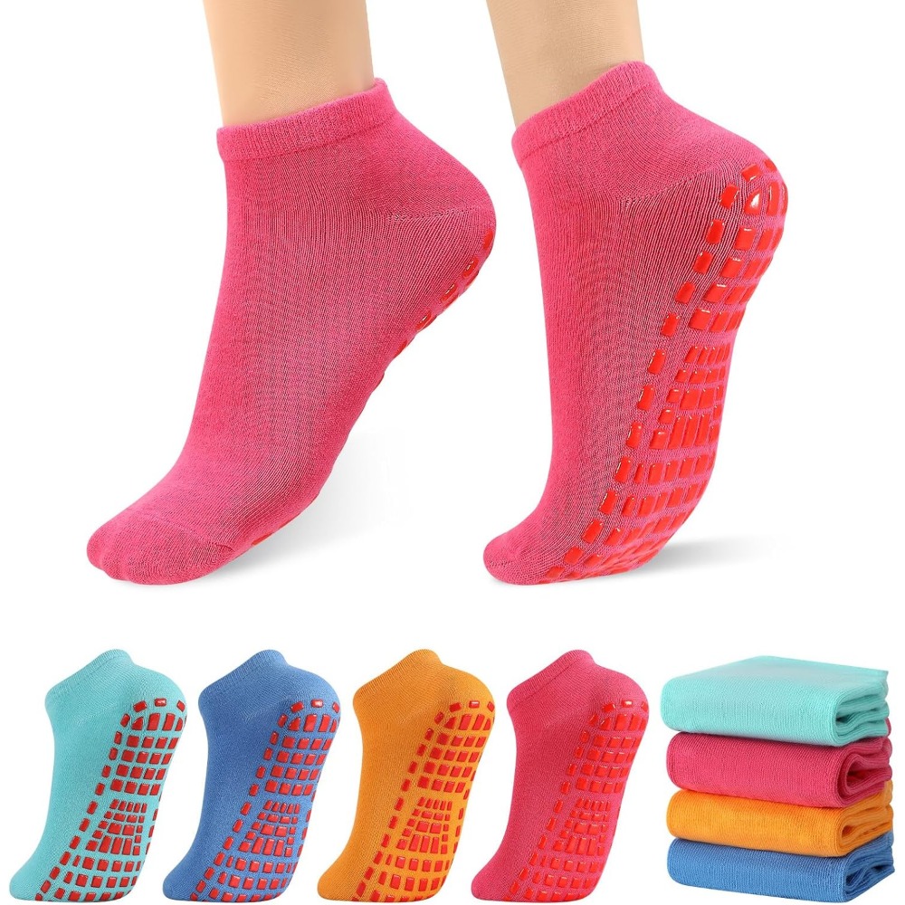 Pilates Yoga Grip Socks - Kadınlar için Kaymaz Yoga ve Pilates