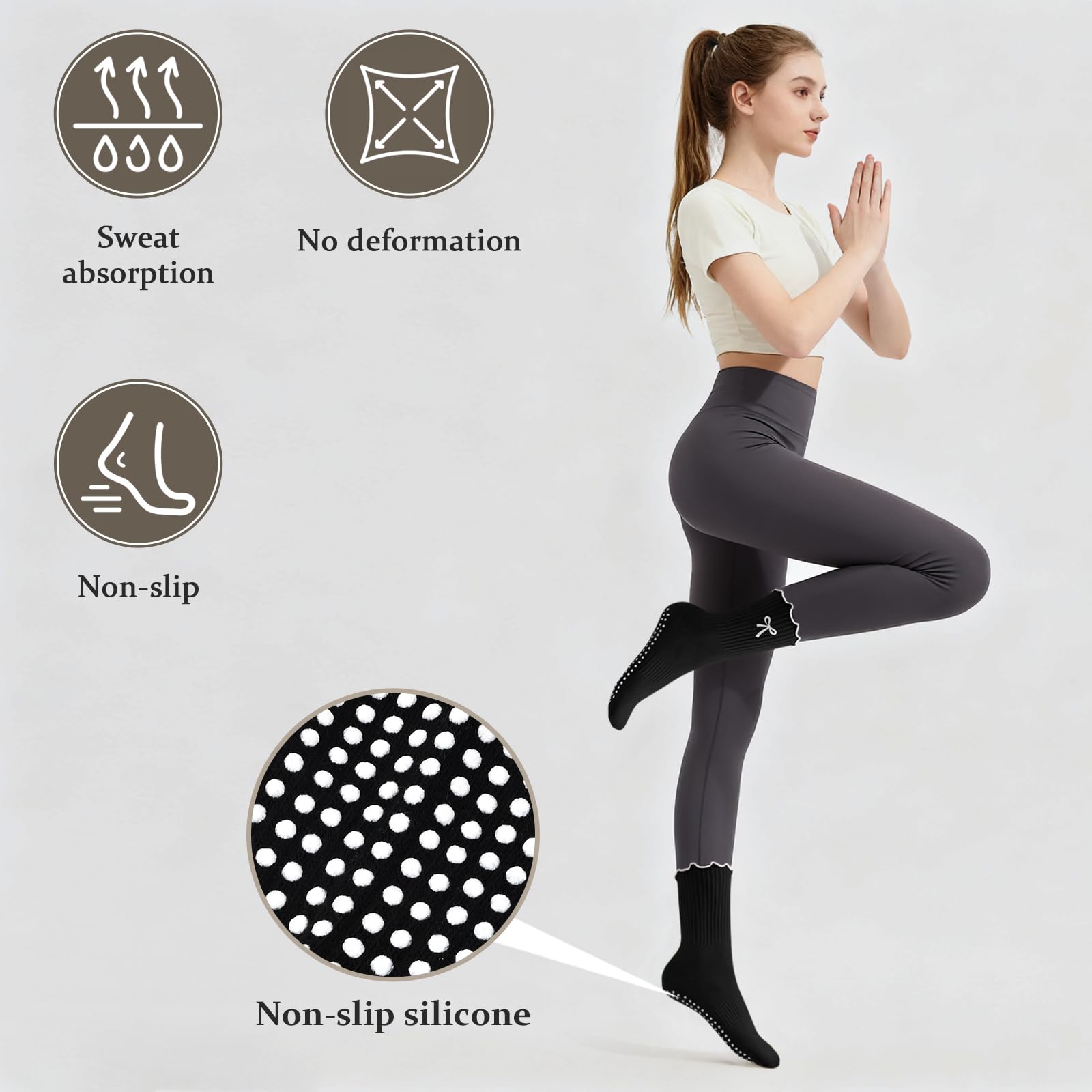 Kaymaz Kavramalı Pilates Çorap - Youtube Yoga Pilates incelemesi ve fiyatı