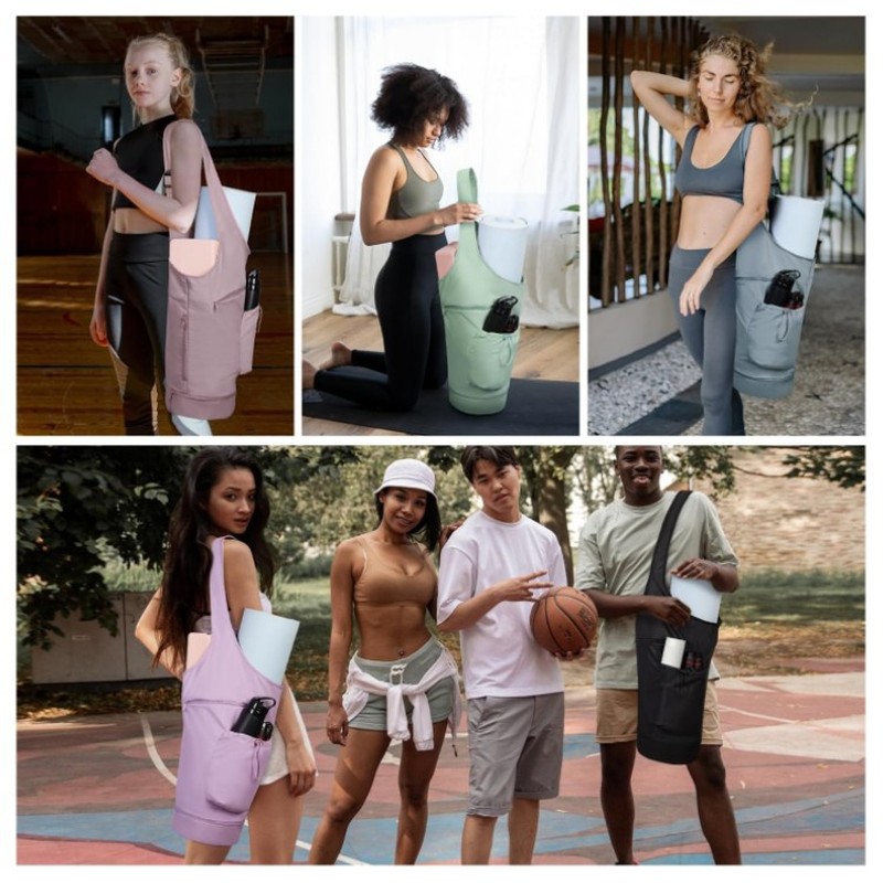 Geniş açıklıklı, uzun saplı yo - Yoga Mat Bag Carrier incelemesi ve fiyatı