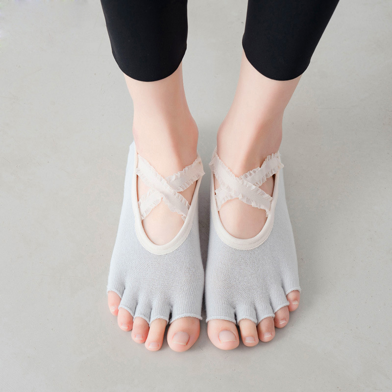 Beş parmak Yoga çorap dantel ç - Pilates Yoga Grip Socks incelemesi ve fiyatı